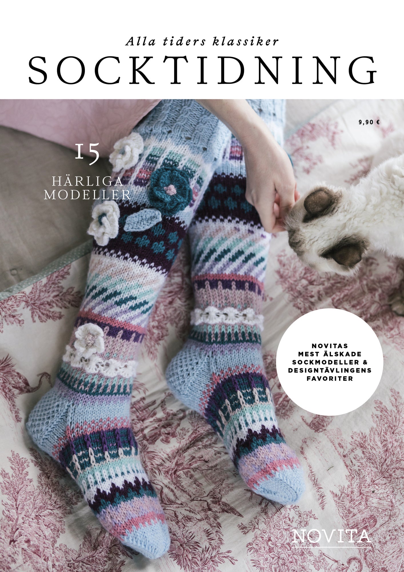 Novita Stickade Sockor SV Bookazine 5 pcs