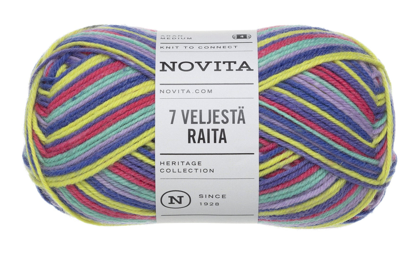 Novita 7 Veljestä Raita myyntierä 10 x 100 g