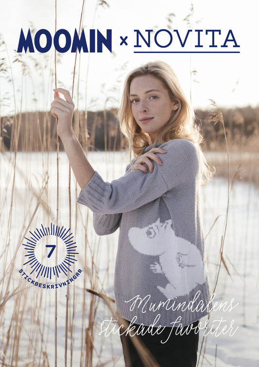 Moomin X Novita: Mumindalens Stickade Favoriter (ruotsi) 5 kpl