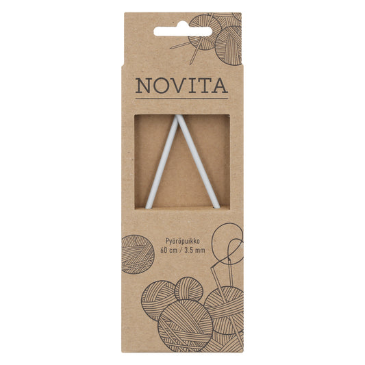 Novita pyöröpuikot 60 cm 3.5 mm, myyntierä 10 kpl