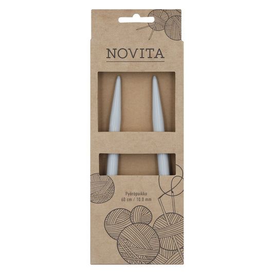 Novita pyöröpuikot 60 cm 10.0 mm, myyntierä 10 kpl