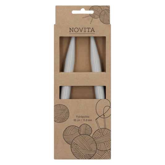 Novita pyöröpuikot 80 cm 15.0 mm, myyntierä 5 kpl