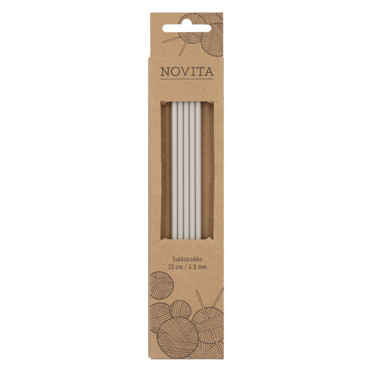 Novita sukkapuikot 20 cm 4.0 mm, myyntierä 10 kpl