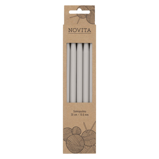 Novita sukkapuikot 20 cm 10.0 mm, myyntierä 10 kpl