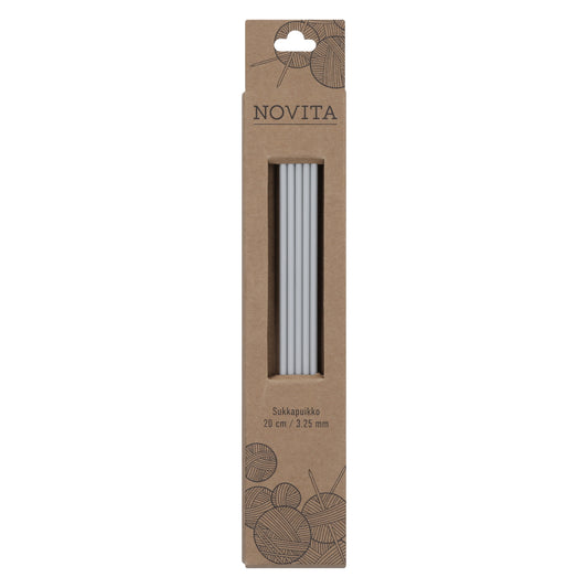 Novita sukkapuikot 20 cm 3.25 mm, myyntierä 10 kpl