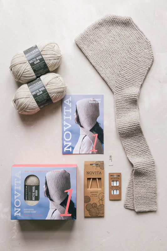 Aloittelijaboksi taso 1, huppuhuivi 6 kpl