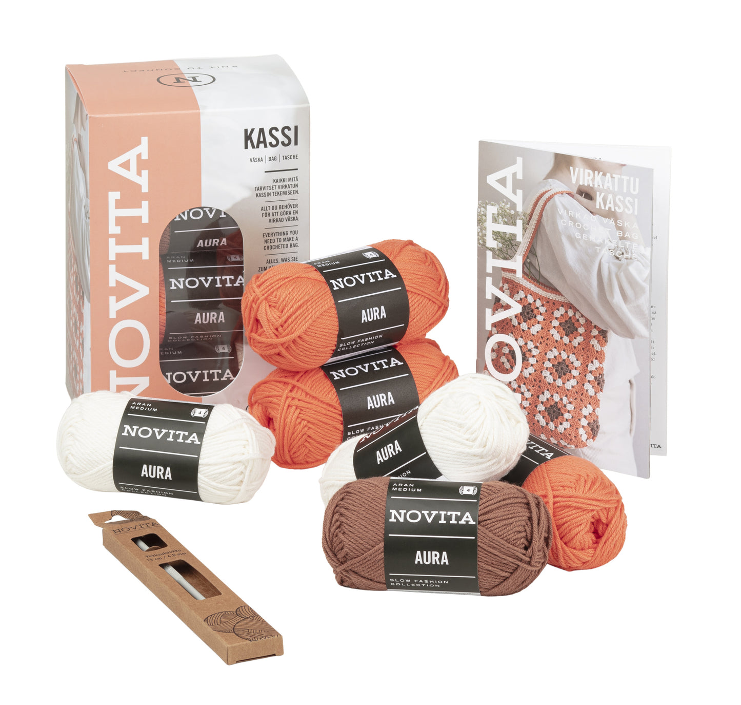 Novita Aura Virkkausboksi 6 kpl