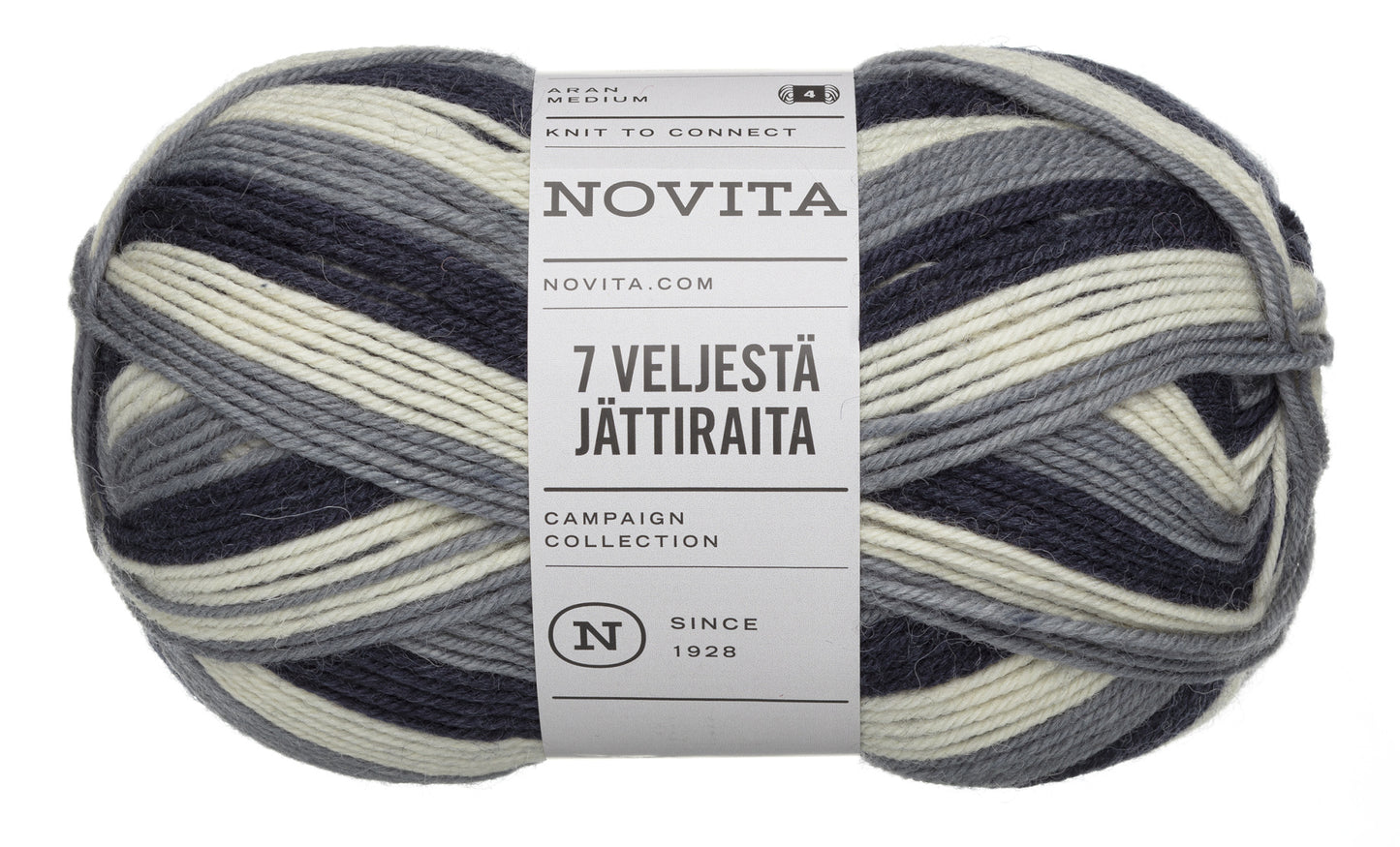 Novita 7 Veljestä Jättiraita 10 x 150 g