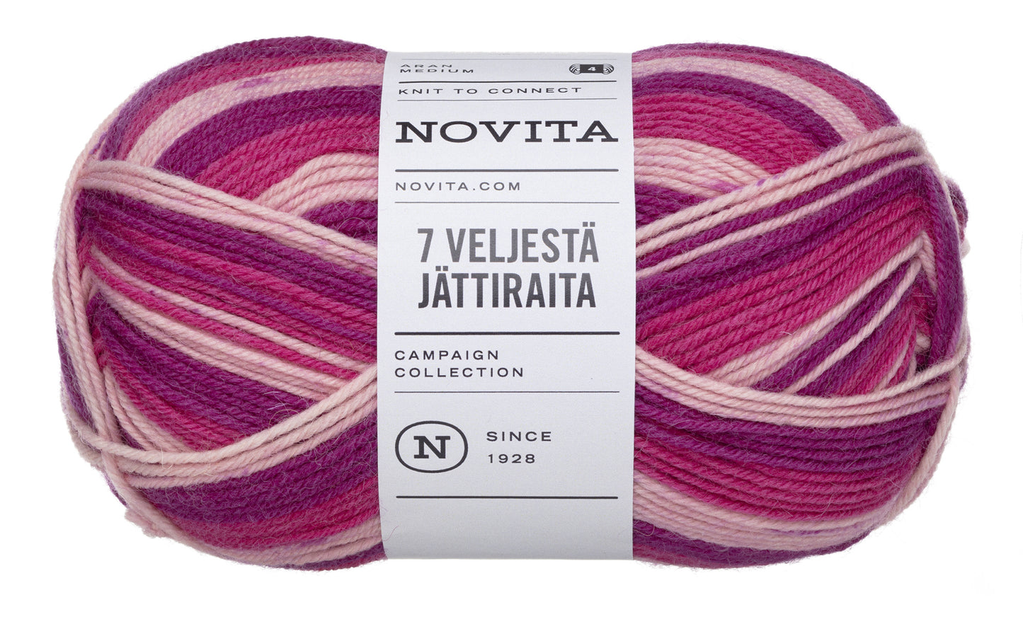 Novita 7 Veljestä Jättiraita 10 x 150 g