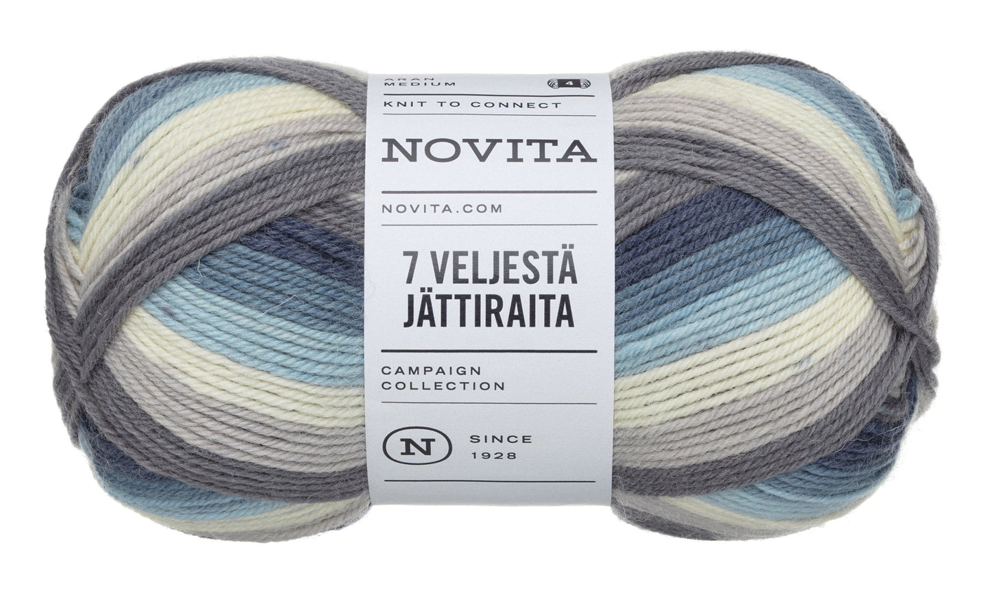 Novita 7 Veljestä Jättiraita 10 x 150 g