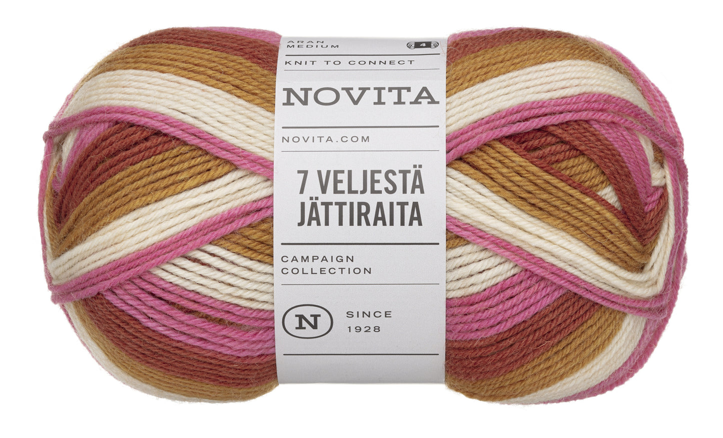 Novita 7 Veljestä Jättiraita 10 x 150 g