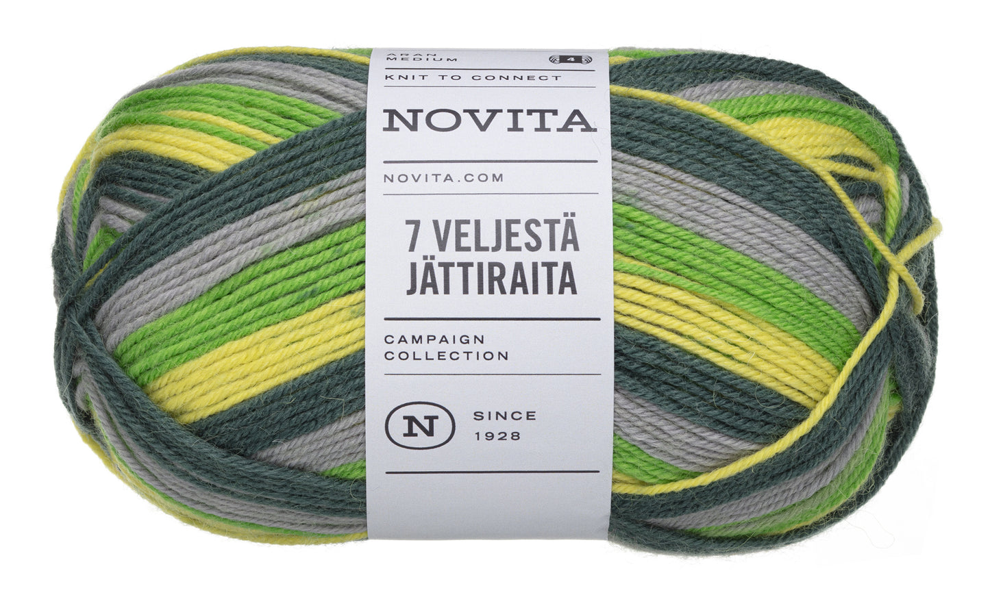 Novita 7 Veljestä Jättiraita 10 x 150 g