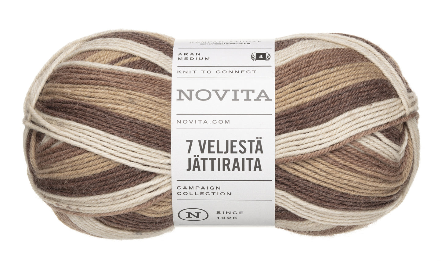 Novita 7 Veljestä Jättiraita 10 x 150 g