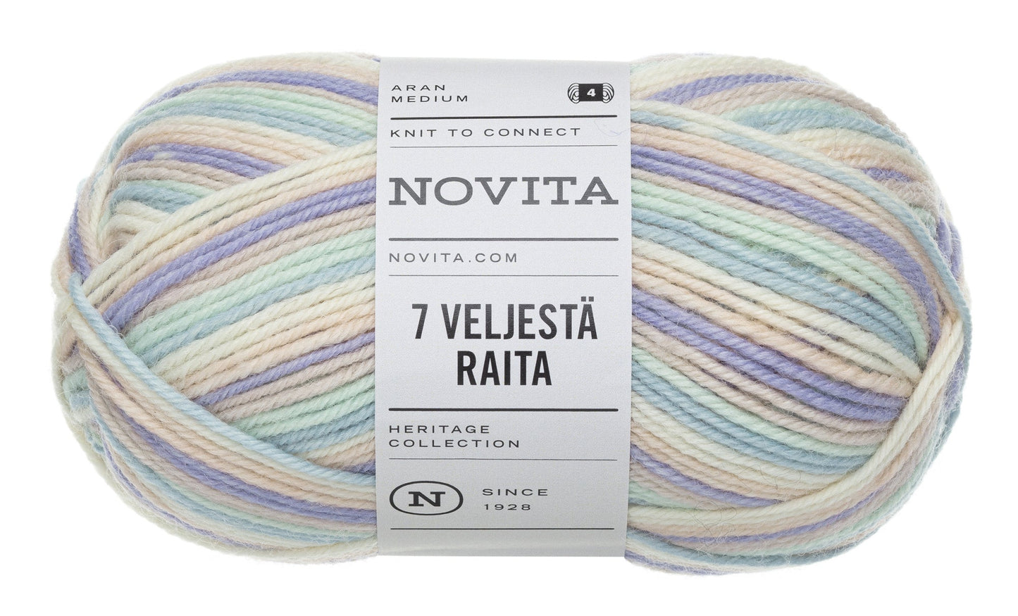 Novita 7 Veljestä Raita myyntierä 10 x 100 g