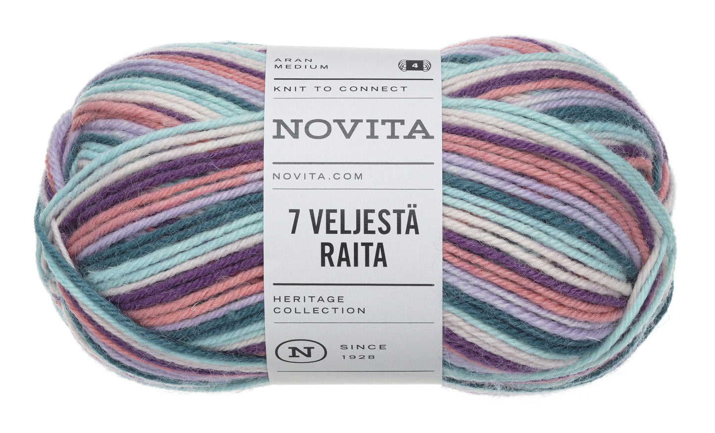 Novita 7 Veljestä Raita myyntierä 10 x 100 g