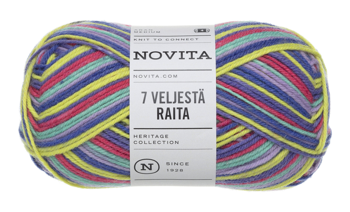 Novita 7 Veljestä Raita myyntierä 10 x 100 g