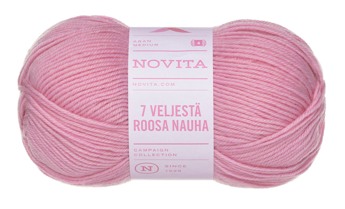 Novita 7 Veljestä Roosa Nauha  myyntierä 10 x 150 g