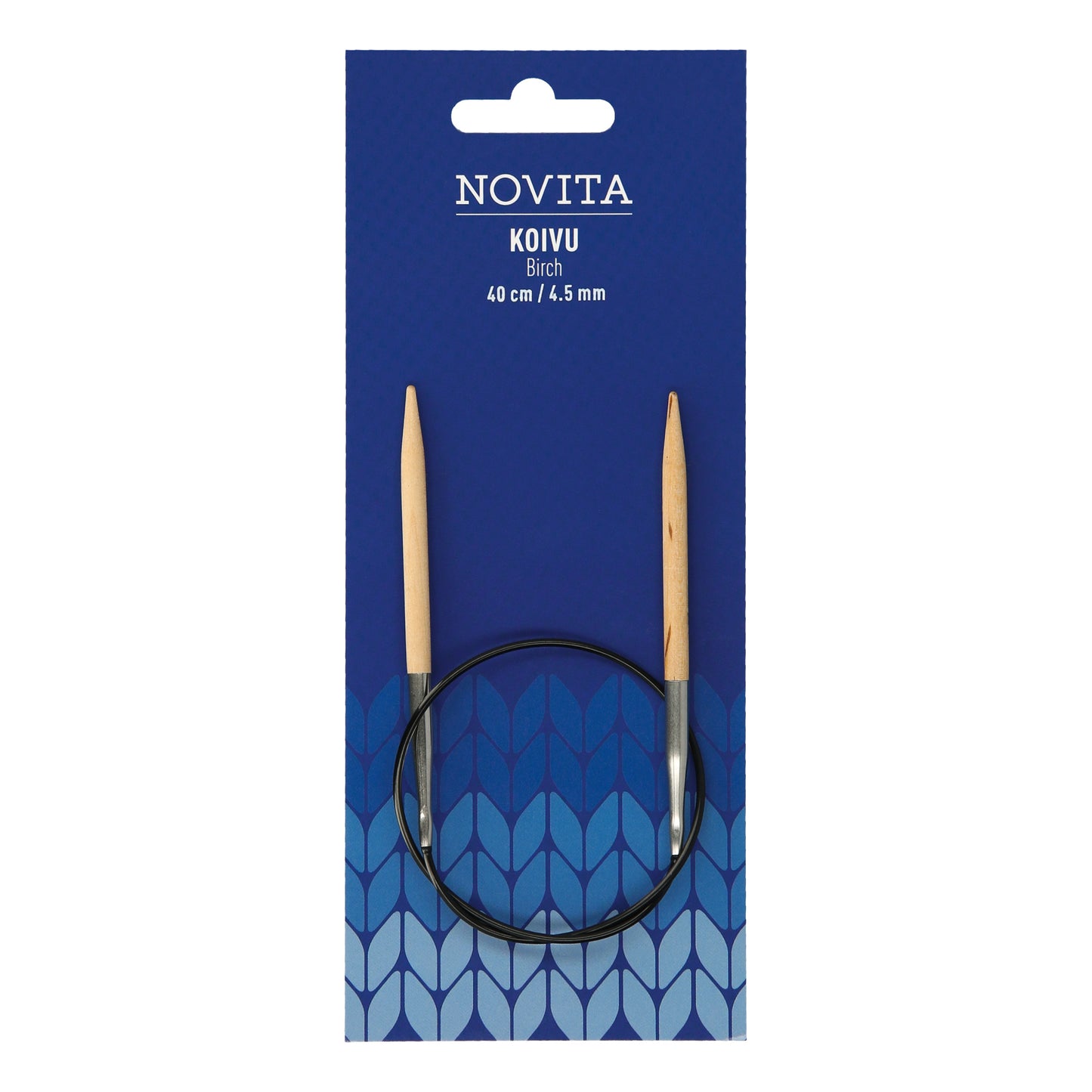 Novita pyöröpuikot 40 cm koivu 4.5 mm, myyntierä 5 kpl