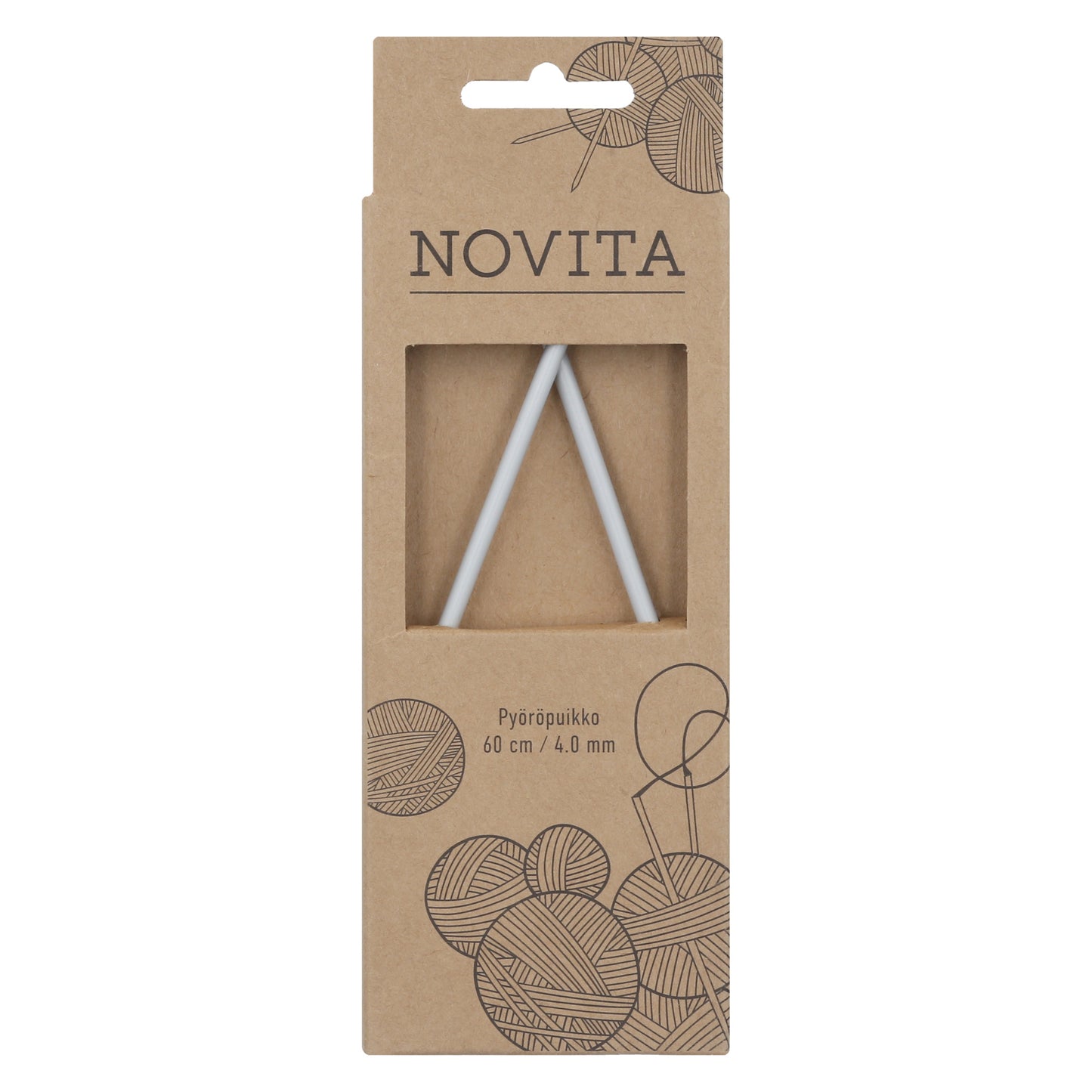 Novita pyöröpuikot 60 cm 4.0 mm, myyntierä 10 kpl